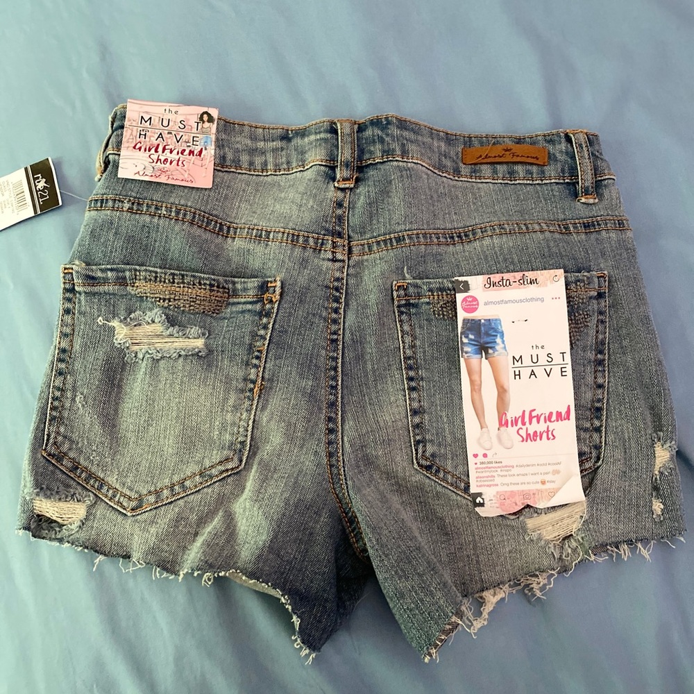Ripped Jean Shorts - Picture 2 of 3